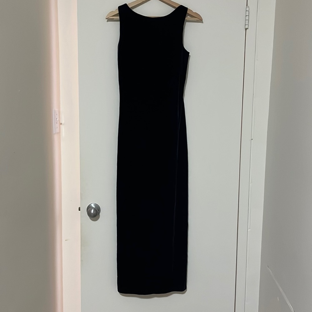 Vintage Navy Velvet Dress size 8